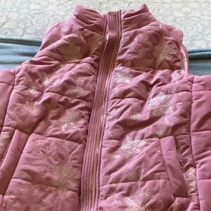 Plush pink vest